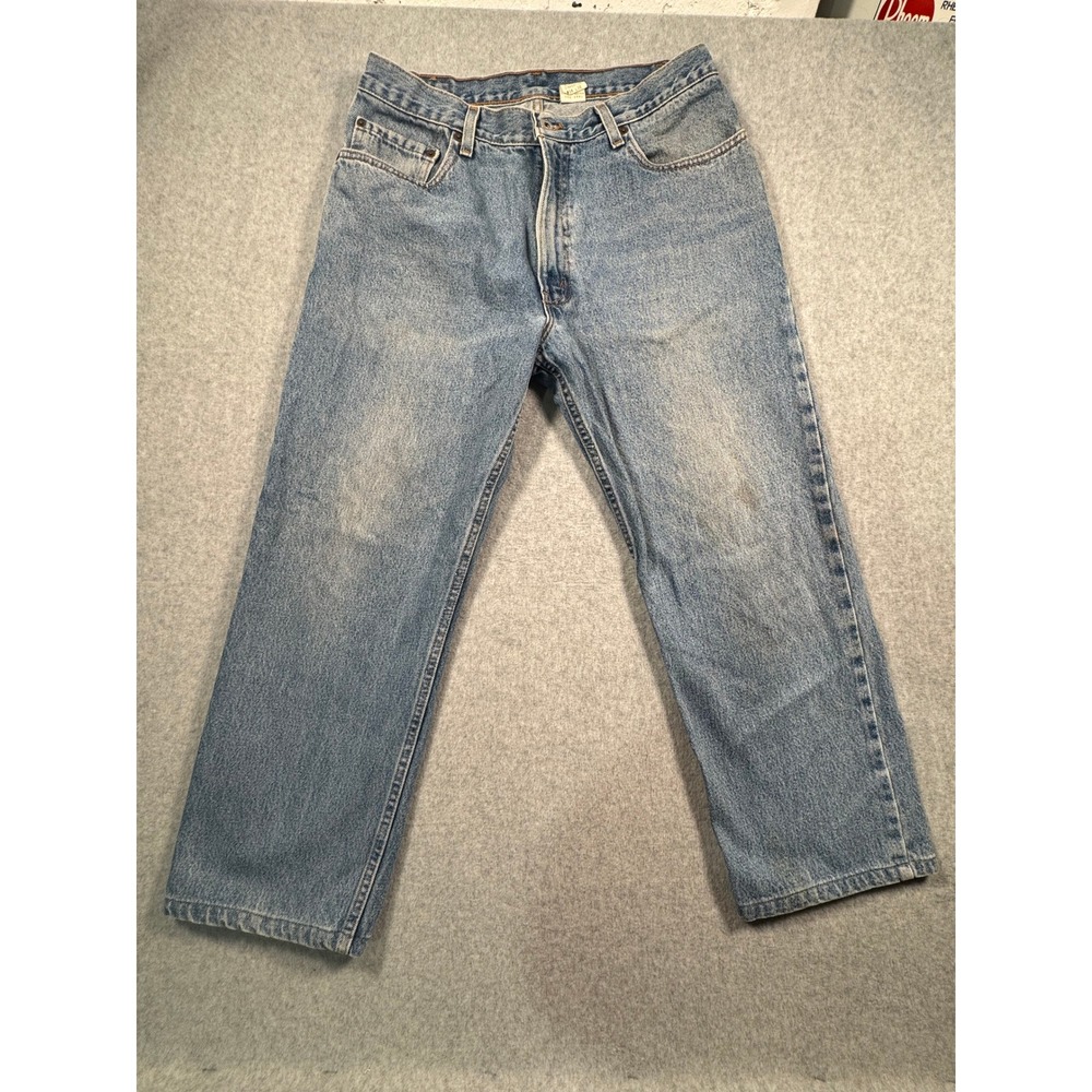 Levis Dry Goods Jeans Mens 34x30 Relaxed Fit Straight Leg Light Wash Denim USA